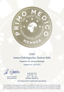PRIMO MEDICO-Zertifikat Dr. Wilfried Stücker